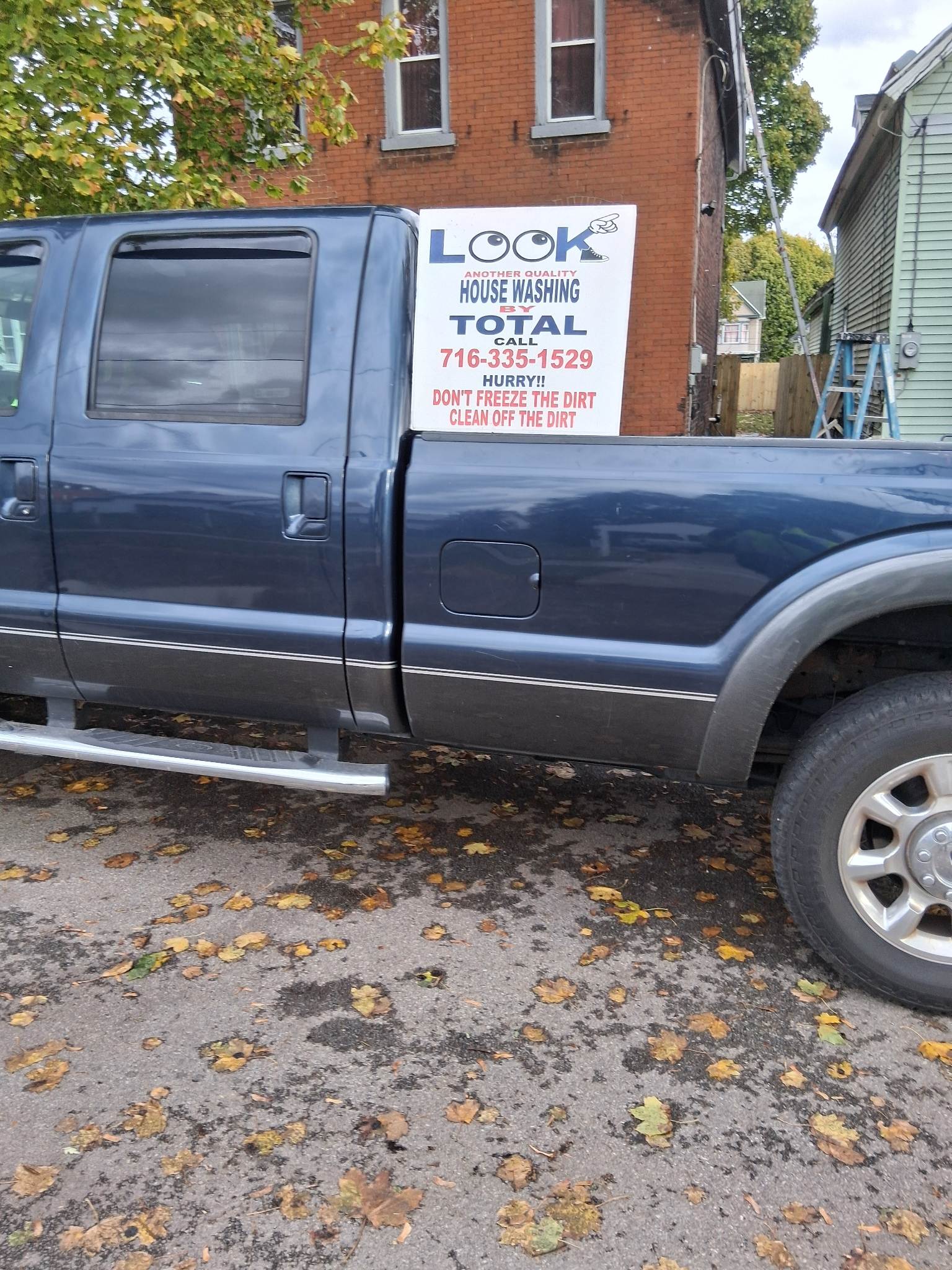 Exterior cleaning project