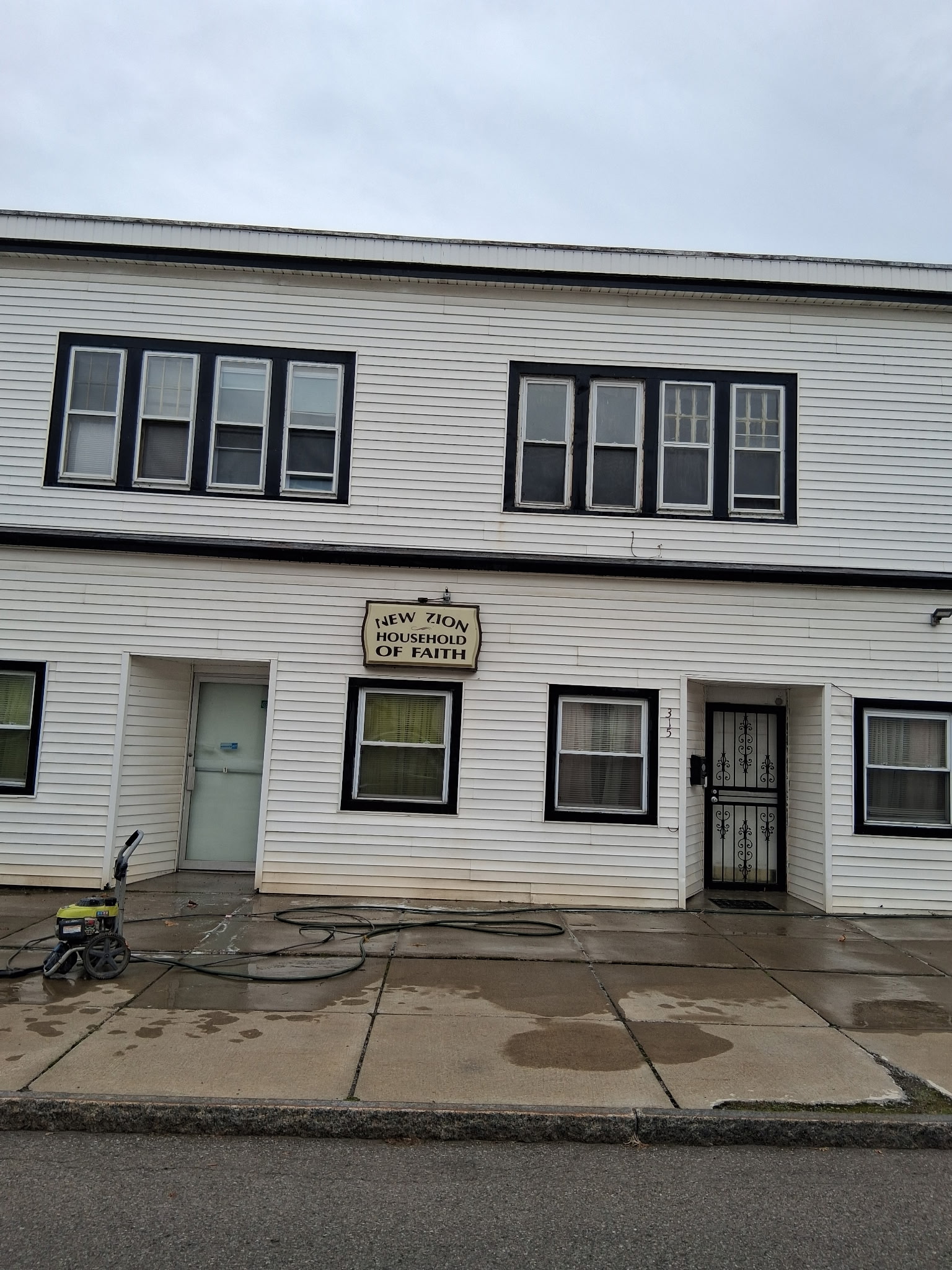 Exterior cleaning project
