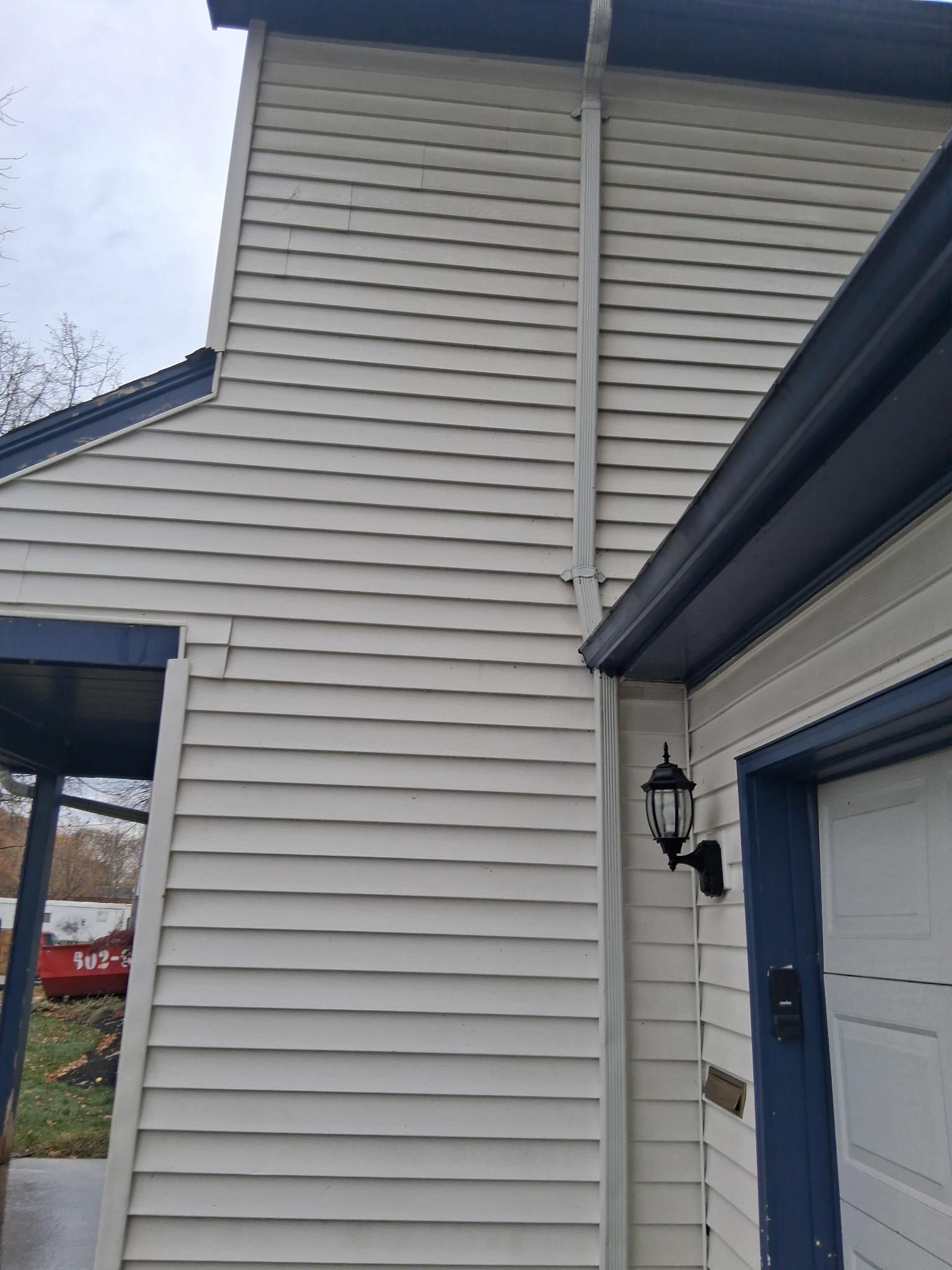Exterior cleaning project